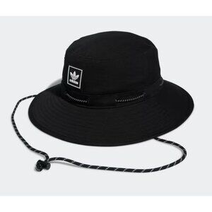 Adidas Mens Black Bucket Hat Adidas utility boonie fishing sports sun hat
